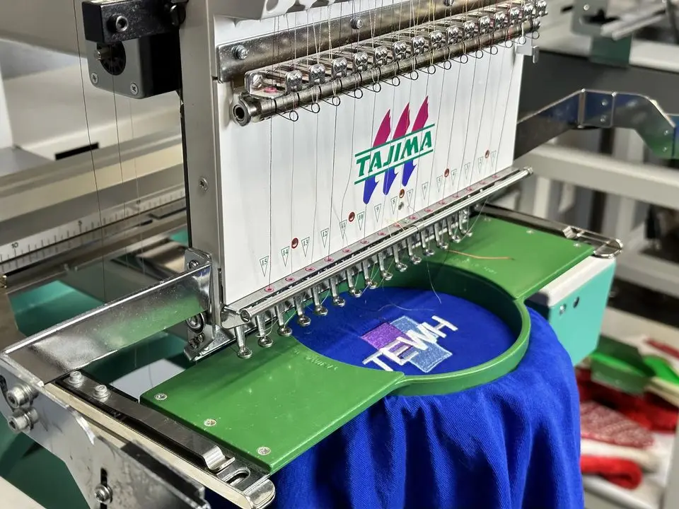 Japanese Brand single head 15 needles embroidery machine used embroidery machine with good price
