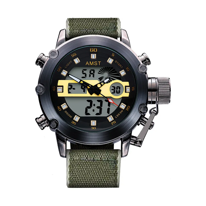 AM3035 Design Mens Quartz Sports Chronograph Watch Relogio Masculino