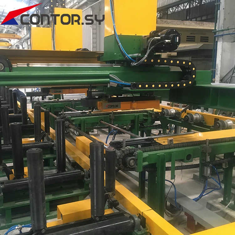 Tube Mill Production line Automated Tube Stacking Packaging Bundle  Machine