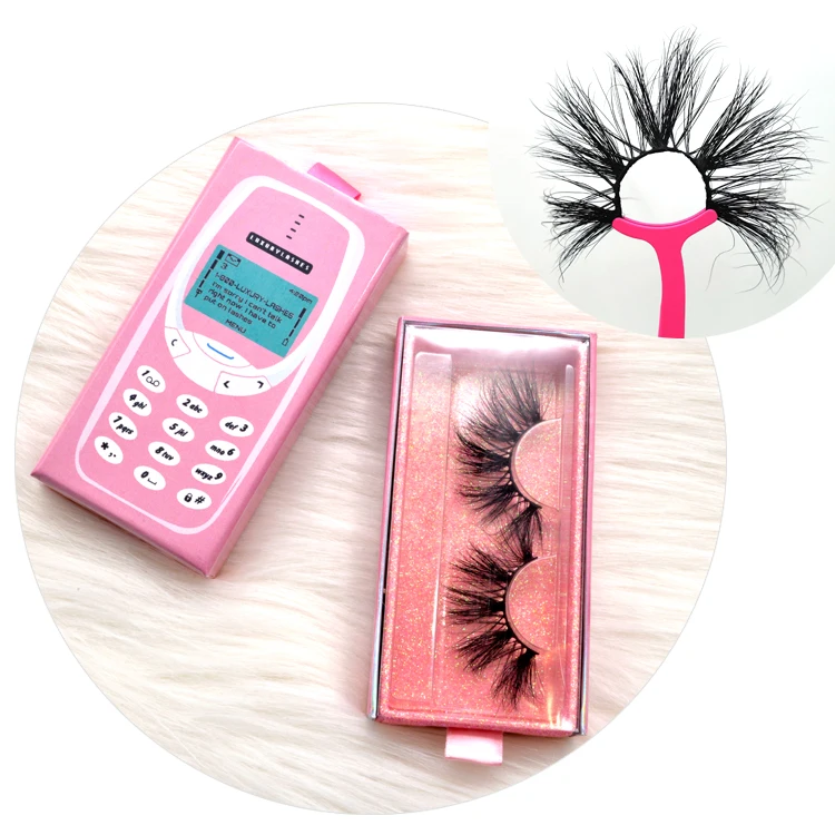 
Bulk Vendor Vegan Create your own brand Eyelashes Luxury Packaging Box Private Label 25MM 27MM 3D 5D Fluffy Real Mink Lashes 