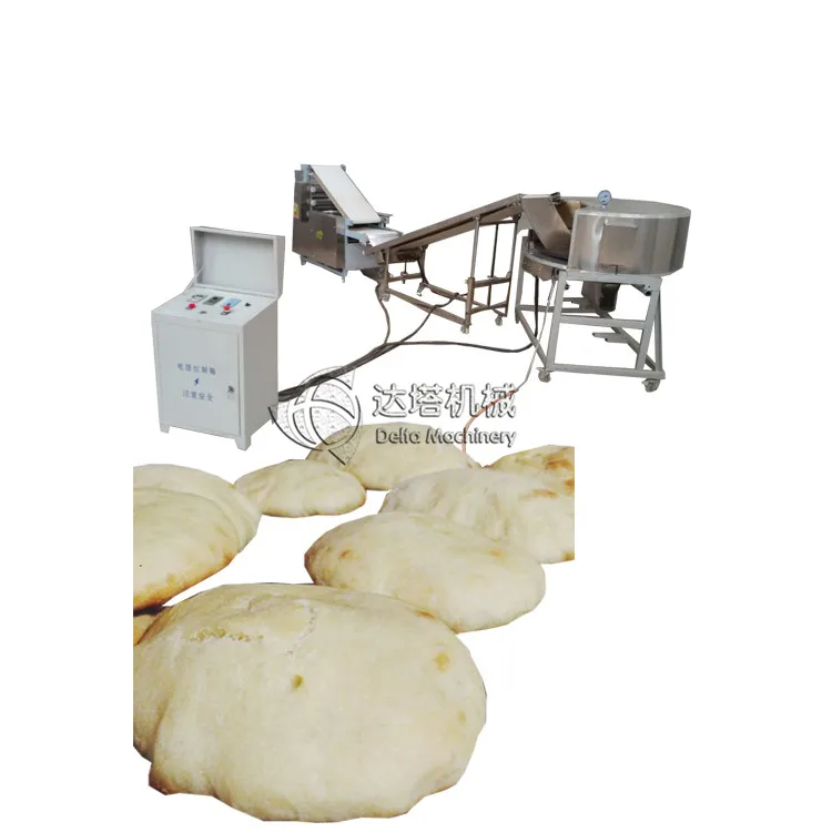 Tortilla forming baking producing line,roti maker gas heating oven,Chapati Arabic pita bread maker baker cooling machine