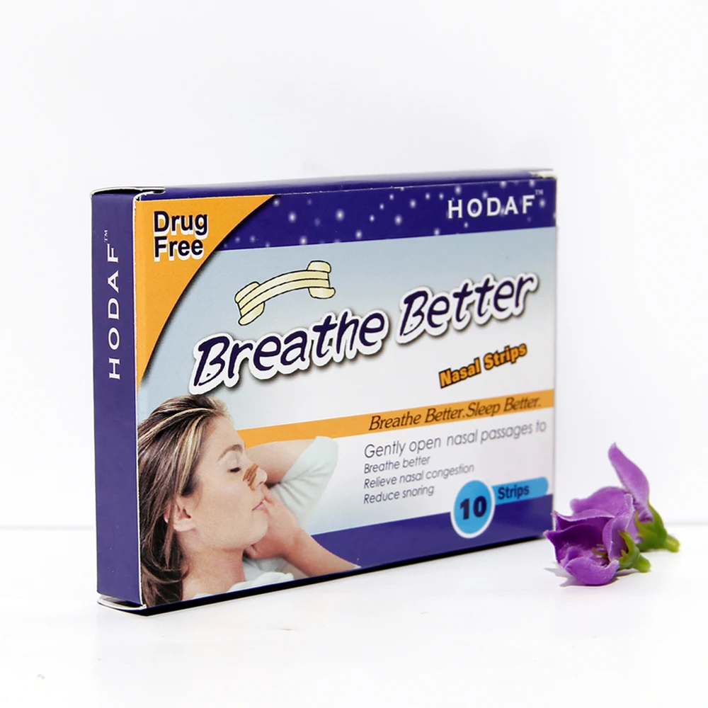 HODAF Breathe Clear Ultra Sport Nasal Strips, Extra Strength Nose Strips for Sports, Running, Cycling