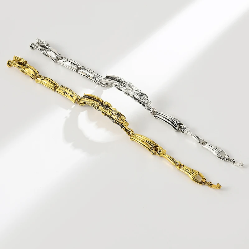 Mengcheng Jewelry Factory High Quality Jewelry Copper Brass Gold Plated Brave Troops Vintage Fashion Bangle Jewelry Bracelet