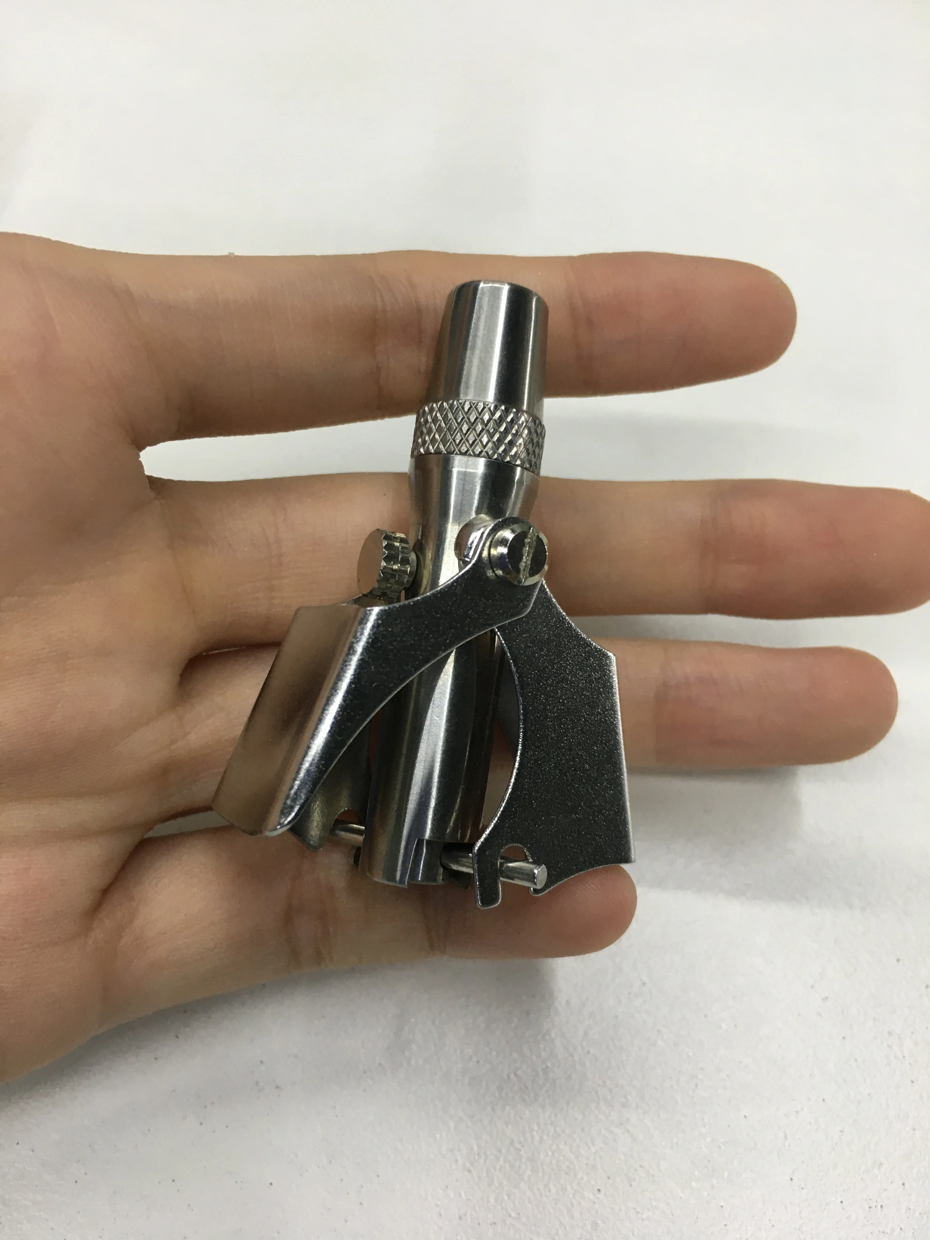 Модернизированный ручной Мужской микро-триммер для волос в носу из нержавеющей стали