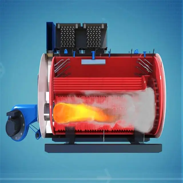 WNSL 8t/h Oil Gas Fired Steam Boiler for Farms, Garments, Manufacturing, Machinery Maintenance