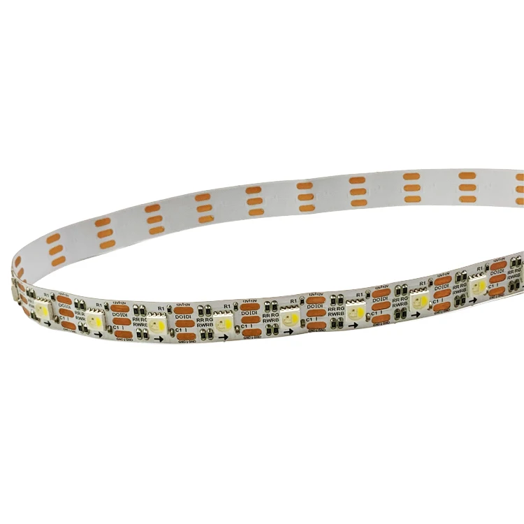 12V DC addressable sk6812 rgbw 8 feet 60led smd5050 rgbw 60 pixels individually flexible ktv nightclub led strip