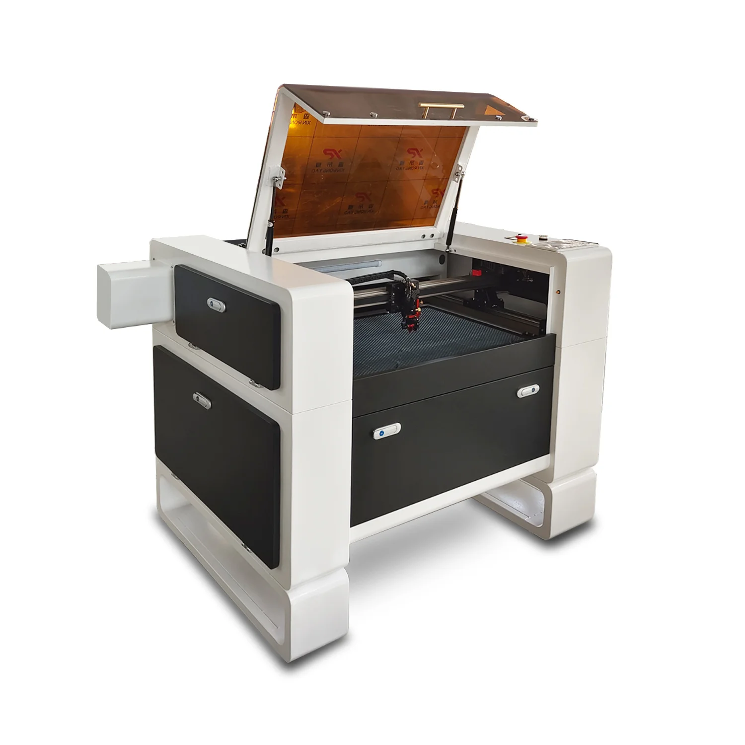 Ball screw drive 100w 6090 laser engraver machine 4060 cut mobile phone bottle denim jeans perfume bottles co2 laser cut CDWG Reci