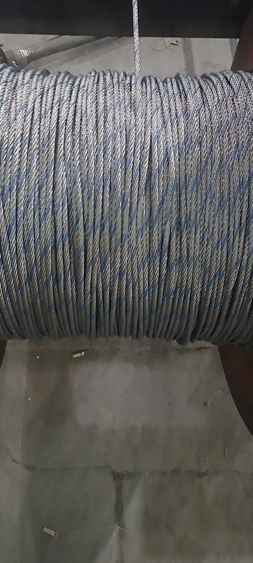Professional Manufacturer 7x19 316 3mm Blue Strand Marine Fishing Stainless Steel Wire Rope