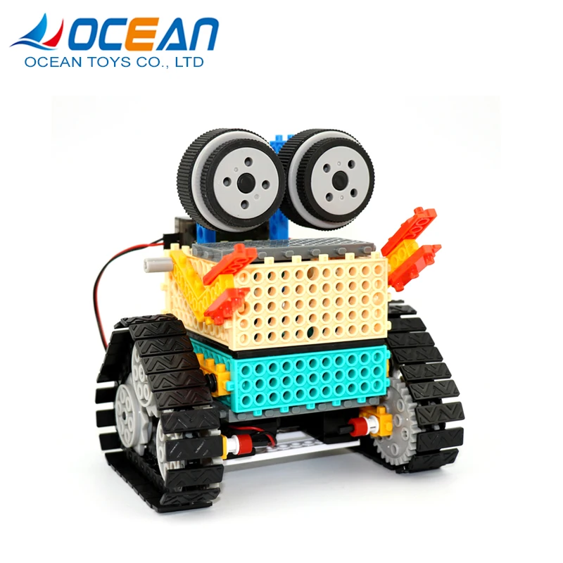 2 in 1 rc robotics kits educational kids toys building block brick