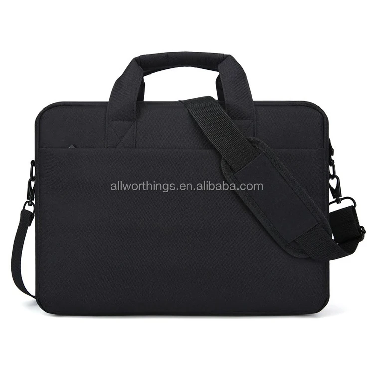 MOQ 3pc In Stock High Quality14 Inch Nylon Laptop Bag With Handle and Shoulder Strap