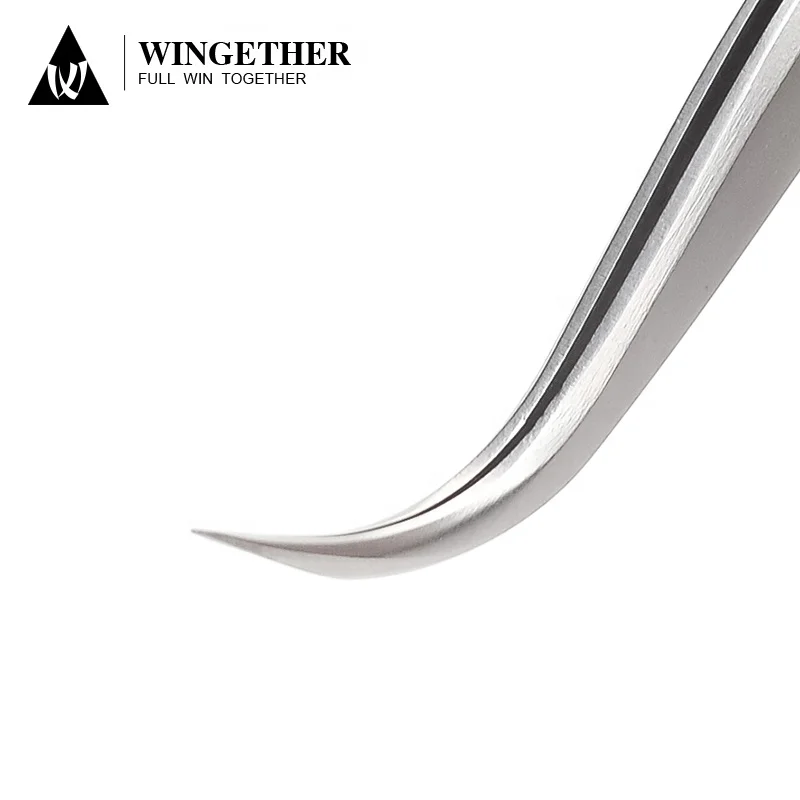 Лидер продаж на Amazon, оптовая продажа, щипцы для наращивания ресниц из нержавеющей стали с 60 градусами