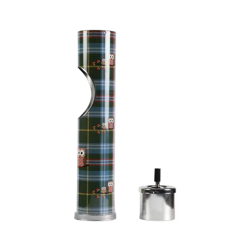 2024 High Quality Cheaper Price Smoking Accessories Smart Car Ashtray Air Purifier Smokeless Tin Can Ashtray