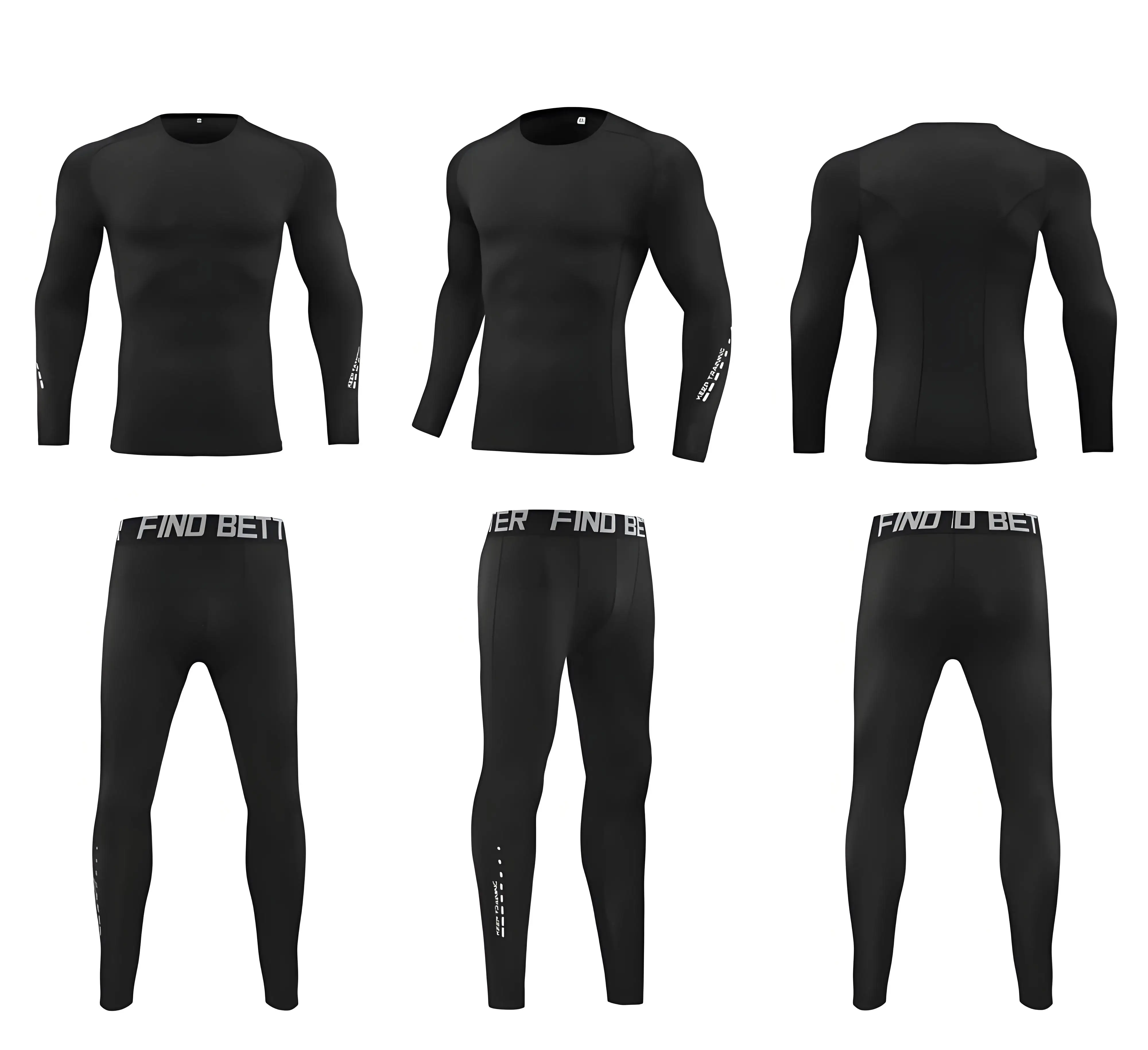 Wholesale High Quality 180g Heavy Milk Silk Sports Running Fitness Set for Adults and Children