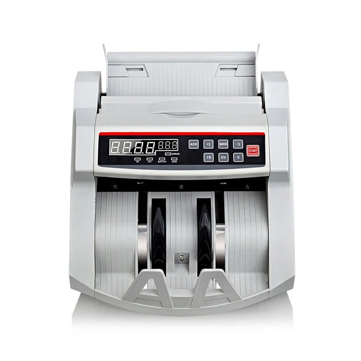 2108D bank note counter Money counter machine polymer notes banknote cash counting machine UV MG money detector