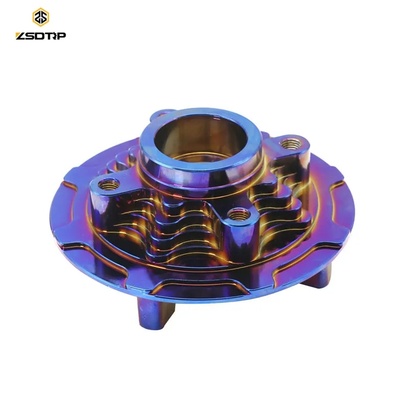 
ZSDTRP Motorcycle CNC Sprocket Seat RS150/SONIC150 Electroplating Blue Gold Process 