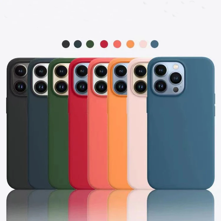 bulk soft original liquid rubber cover silicone phone case for apple iphone 6 6s 7 8 plus x xr xs max with logo and package