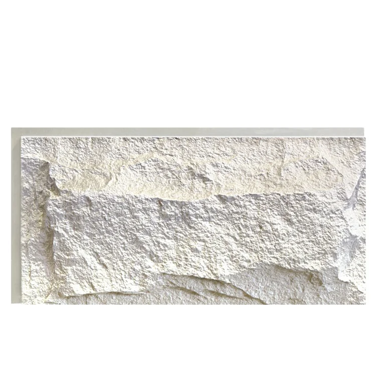 White Color Long Life Real Mushroom Artificial Stone MCM Flexible Clay Wall Tile