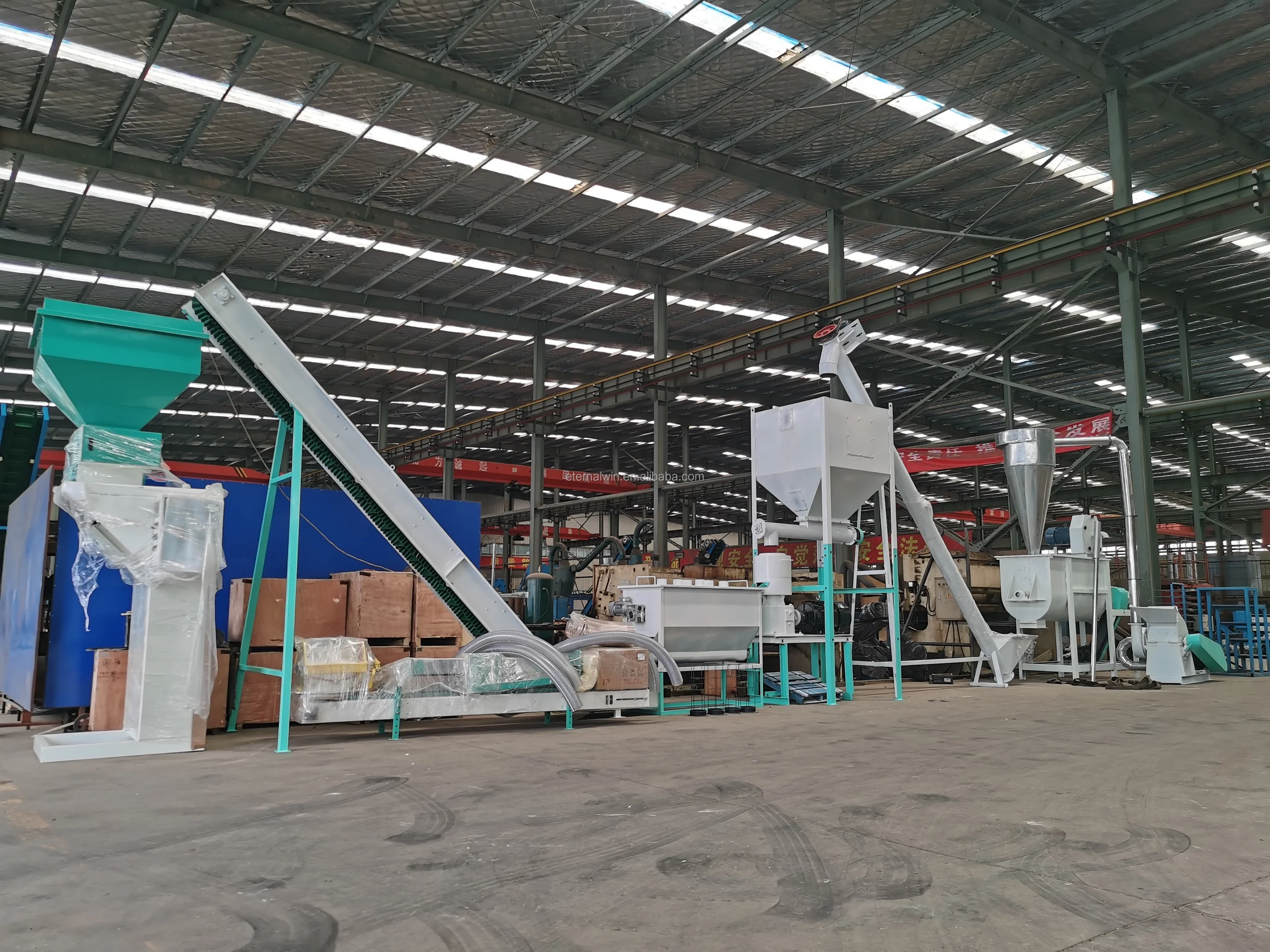 Eternalwin SZLH 250 animal feed plant 1-2t/h poultry feed pellet production line machine