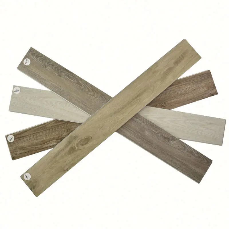 Cicko Wooden plastic interlocking tile fireproof waterproof anti-slip pvc flooring 5mm click clock