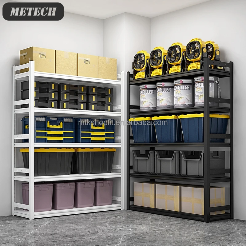 Регулируемая металлическая полка и стеллаж