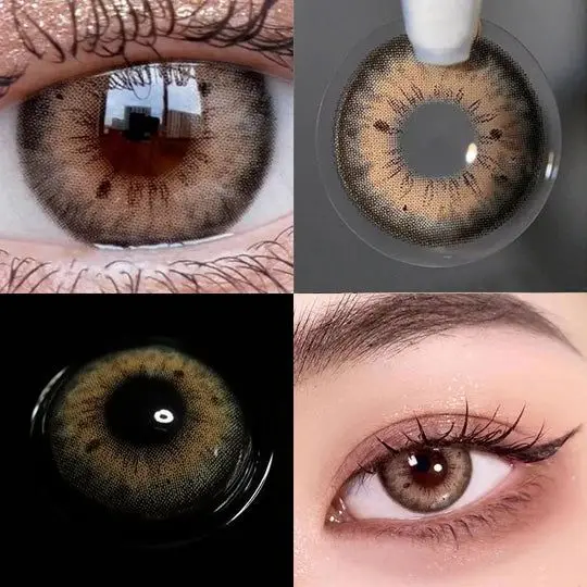 Liangguo Fresh Lady DNA Taylor blue gray natural looking color cosmetic wholesale colored contact lenses lentes de contacto