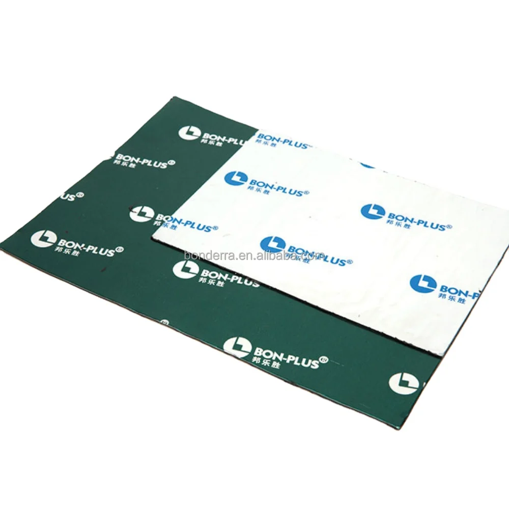 sound insulation materials for car Custom Butyl Density Rubber Car Soundproof Damping Sheet Butyl Deadener Absorbing Material