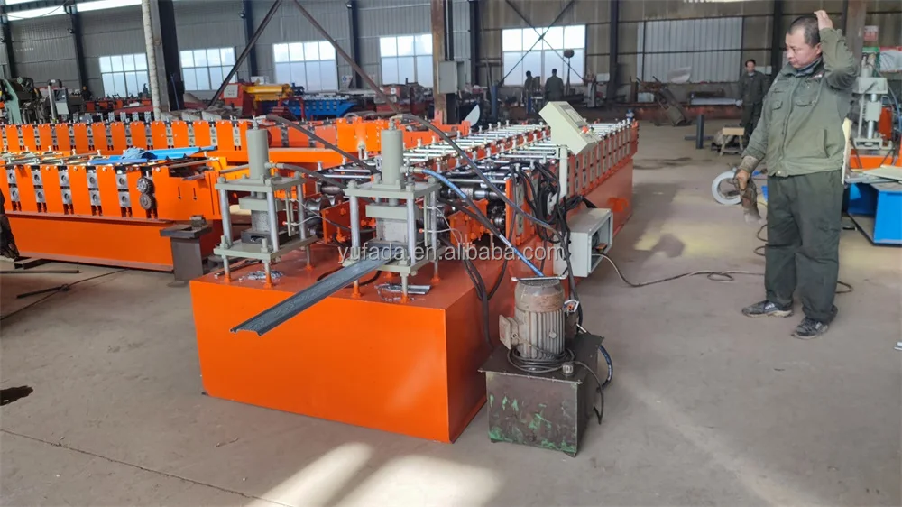 Double-out metal rolling door two-in-one automatic cold-pressed door frame machinery is popular in the Egyptian market