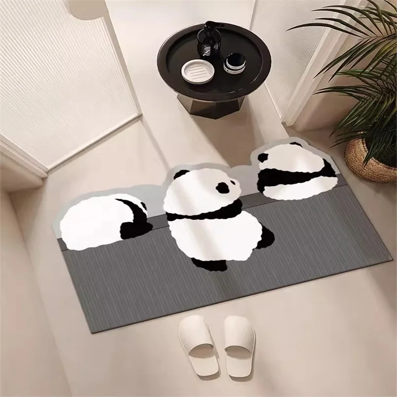 Diatom Mud Floor Mat Anti Slip Diatomite Bath Mat For Bathroom Entrance Doormat Floor Carpet