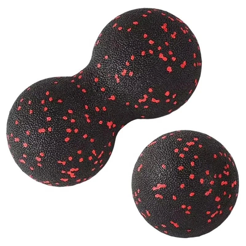 New Chooyou Custom Logo Foam Recyclable Peanut style Home Gym Equipment Double Therapy Massager Epp Material Yoga Massage Ball
