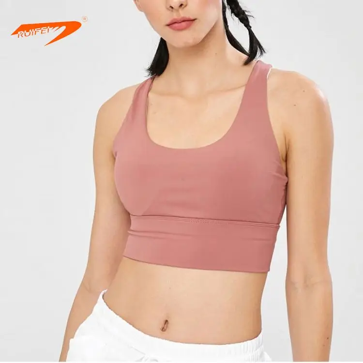 
Women Sport Bra Fitness Top Yoga Bra For Cup A-D Custom Running Gym Crop Top Women Push Up Sports Bra 