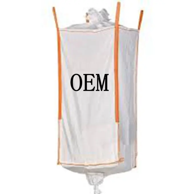 EGP Super Jumbo Big Bag Factory Direct Sale 1 Ton 2200 LBS heavy duty PP big bag jumbo woven bulk storage bag