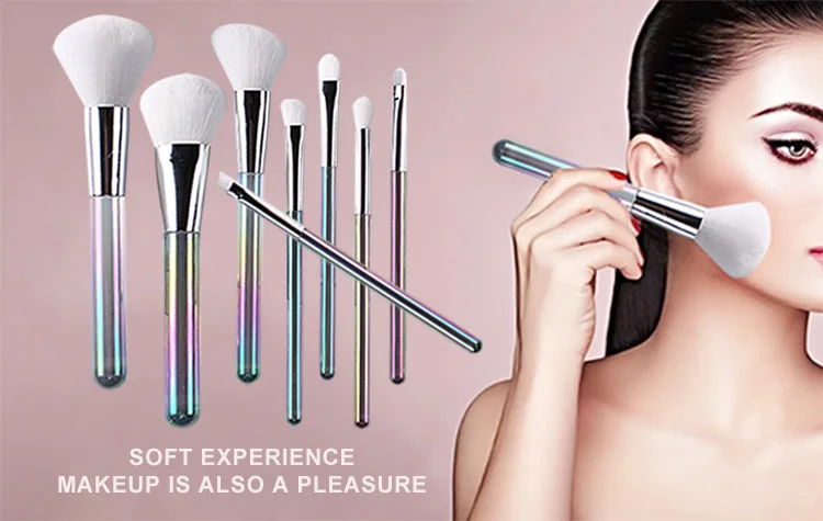 High quality 8pcs Dazzle color  pinceau de maquillage travel set cosmetic makeup brushes