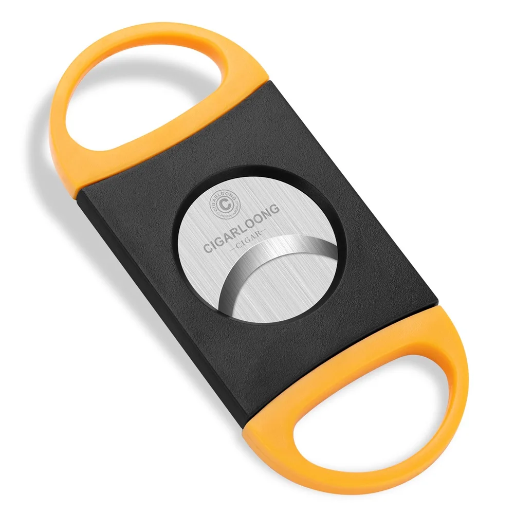 Stainless Steel Cigar Cutter Double Blade Cigar Scissors Cutter Knife Cut Accessories for Cigars