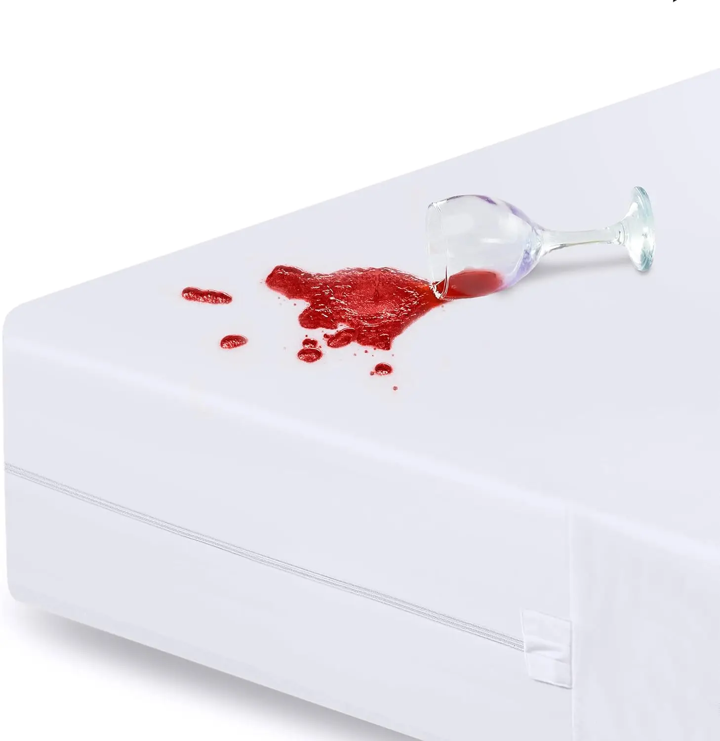 Premium waterproof  zippered mattress cover mattress encasement protector