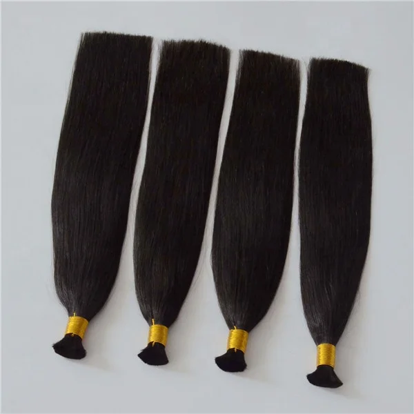 Grade 12a+ Virgin Brazilian Hair 100% Human Braiding Hair Bulk No Weft Double Drawn