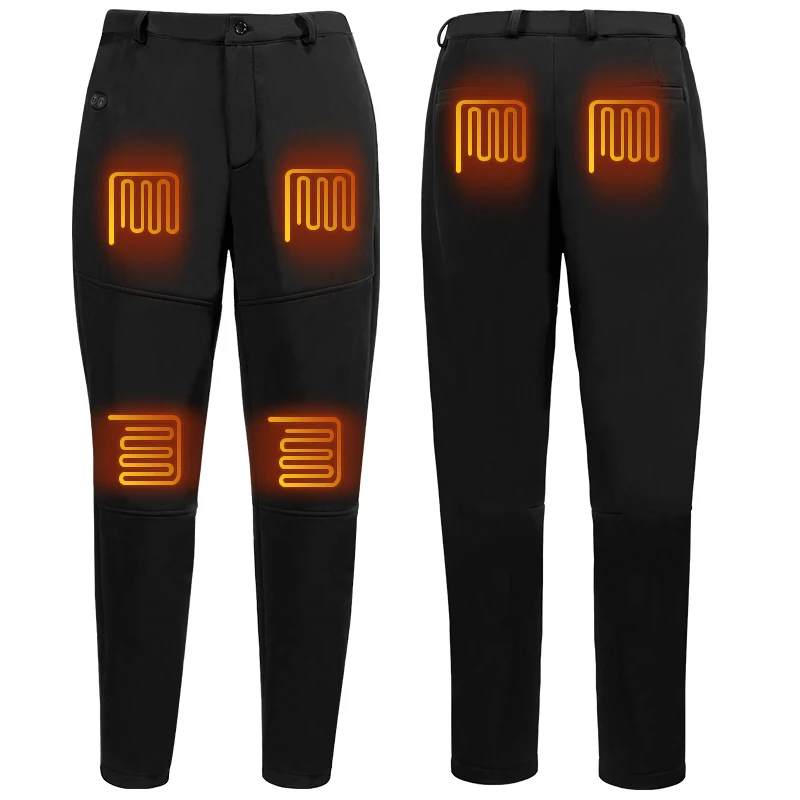 Custom OEM comfortable USB rechargeable battery electric thermal heat men trousers pants for body warmer in cold winter