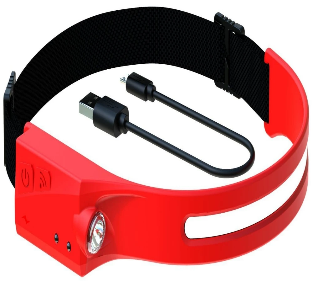 SD Super bright 350 Lumens Induction Rechargeable Waterproof COB + XPE LED Wide Head flashlight headlamp with motion sensor