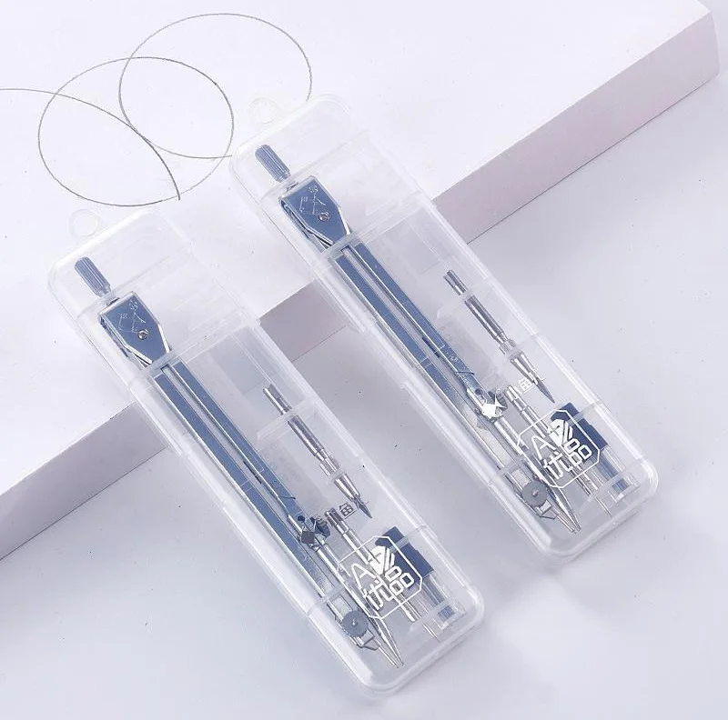
High quality professional school metal compass school stationery compass set for office 