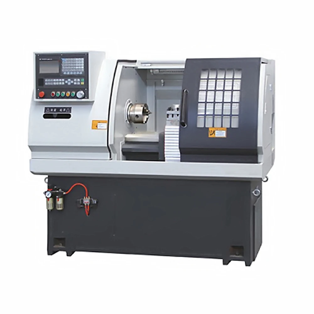  Кровать с уклоном Автоматическая 5 оси металла CNC мини металлический токарный