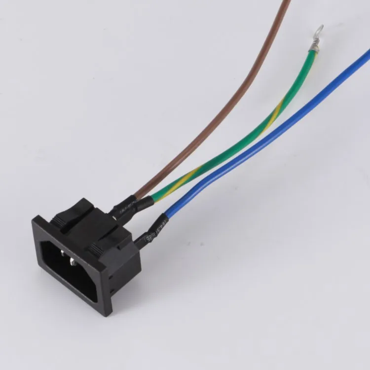 port plug cable wire harness throttle position sensor wire harness plated automotive connector wire harness