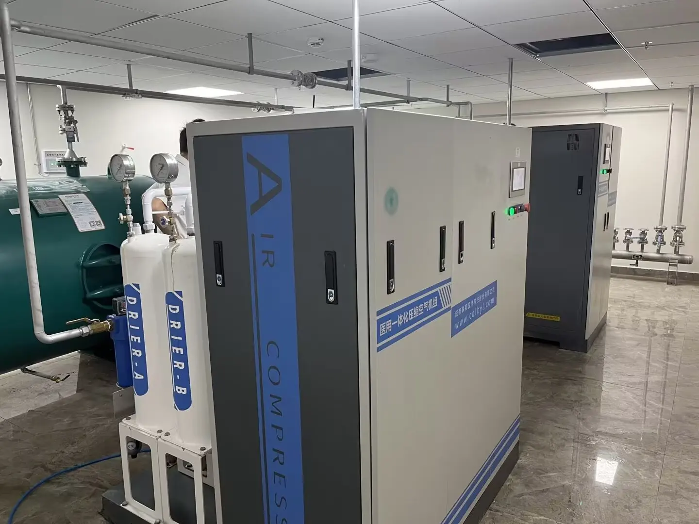 High quality wholesale Scroll type air compressor 7.5 KW oil free air compressor silent for clinic Dental air compressors