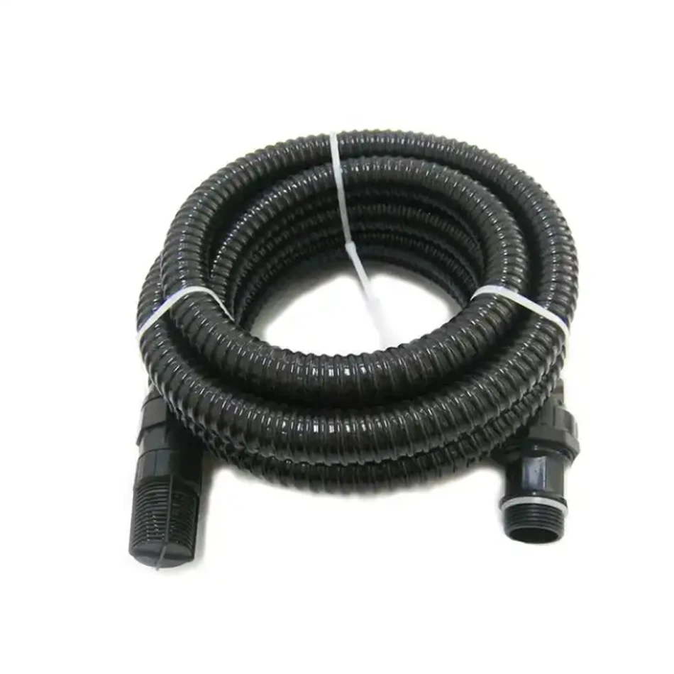 Garden Hose Expandable Thickness 0.5-1.2mm 2 Inch Corrugated Garden Water Pump Flexible PVC Spiral Suction Hose