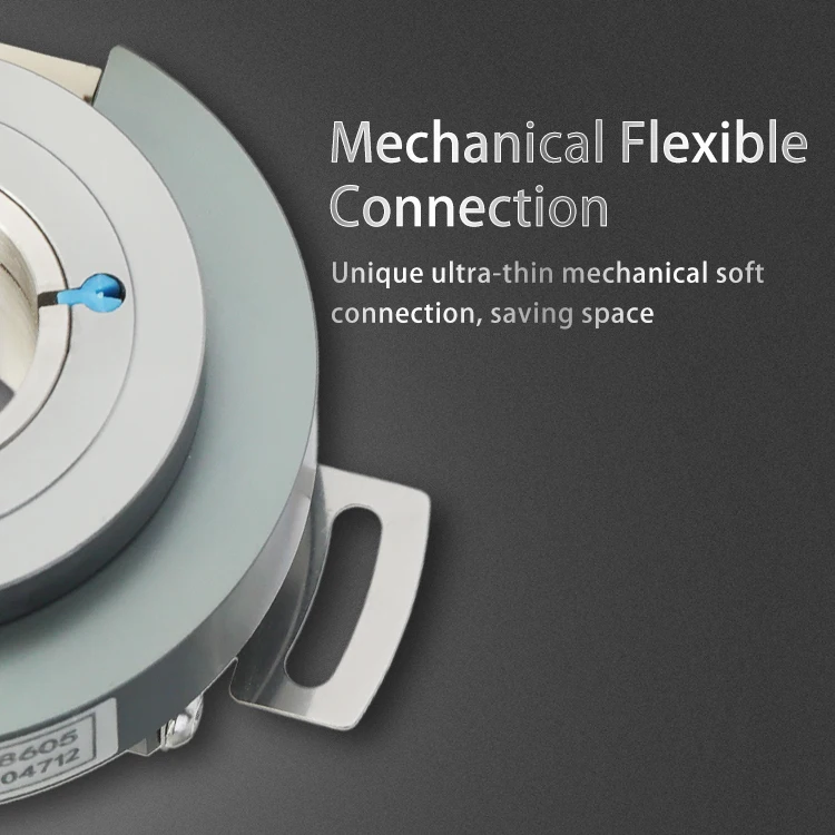 Multi-turn encoder KM55 accuracy 80' 24 bit absolute encoder on servo motor absolute ssi encoder hollow shaft