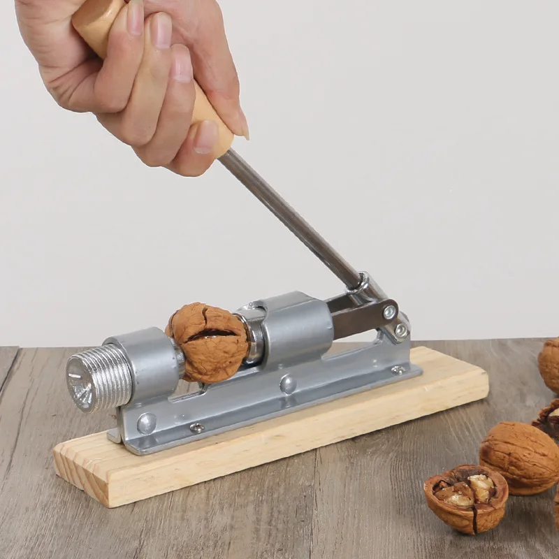 Mechanical Sheller Walnut Nutcracker Fast Opener Kitchen Tools Manual Stainless Steel Nut Cracker Fruits And Vegetables