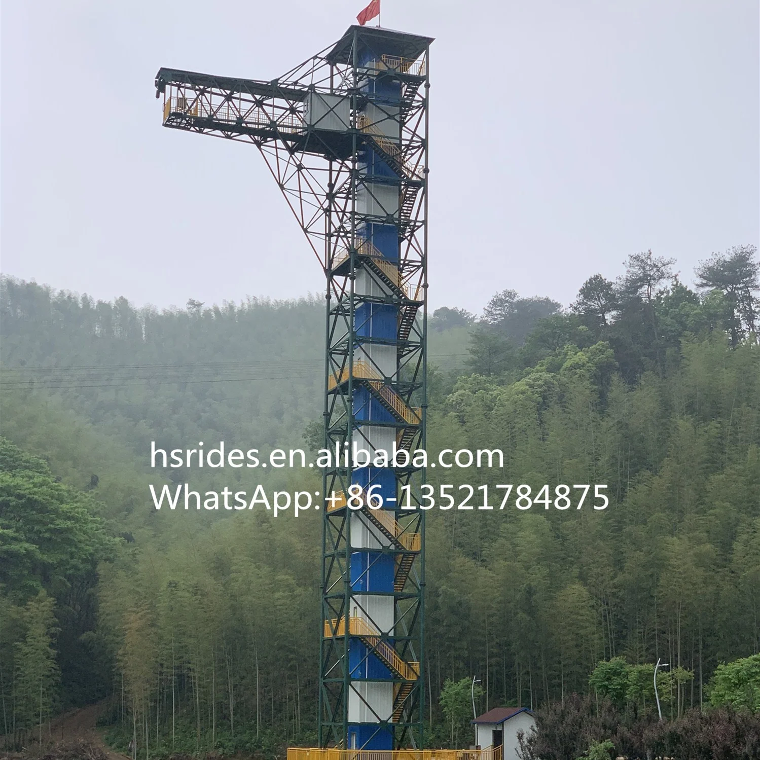 High Altitude Bungee Jumping Amusement Rides