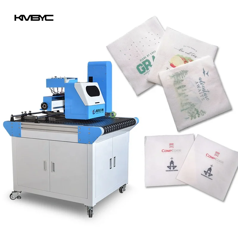 Full Color Single Pass Printer Digital Paper Napkin Printing Machine