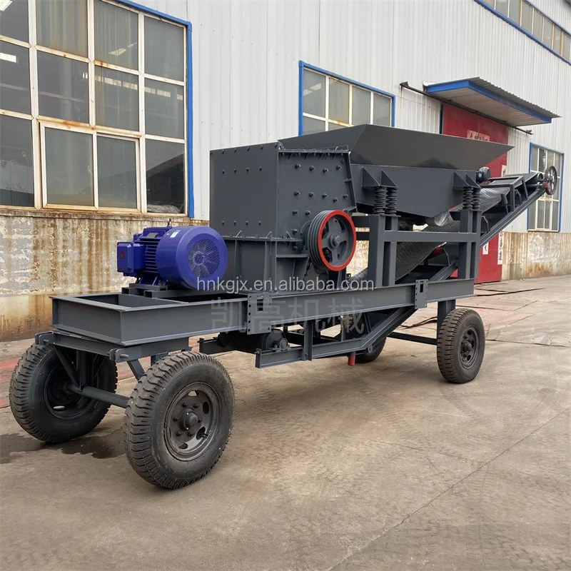 Box crusher Diesel driven hammer crusher