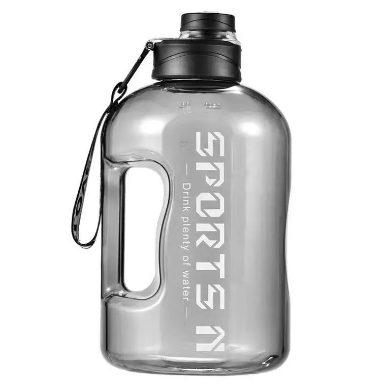 Summer New 1.7/2.7L Large Capacity Gym Plastic TonTon Bucket Water Jug Sport Fitness Water Bottle With Scale