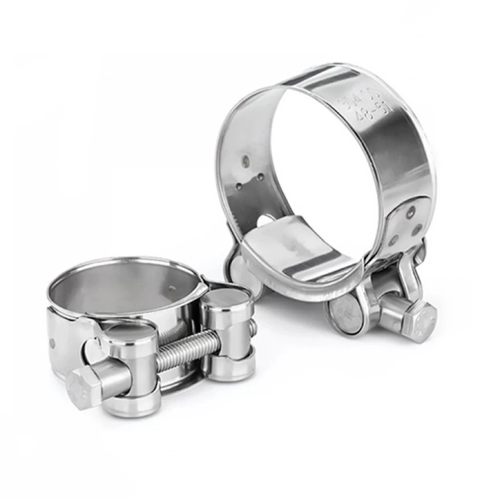 High Loaded Strong Throat Hoop Pipe Clamp Heavy Duty T Bolt Hose Clamp Stainless Steel Hose Clamp