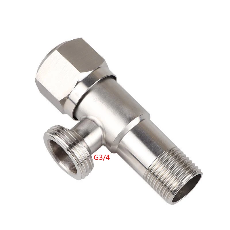 Клапан запорного клапана из нержавеющей стали Quick Open1/2 G3/4OUT 90 градусов